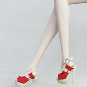 Mia Sandals (Red) <b>FR</b> (Fits FR/DG/Mono/Barbie/Etc)