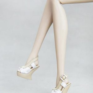 Madison Wedge Sandals (White) Fits FR/DG/Mono/Barbie/Etc