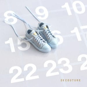SK Canvas Sneakers (Light Blue) Fits Lati Yellow/Blythe/Azone/Obitsu 21-27/Momoko