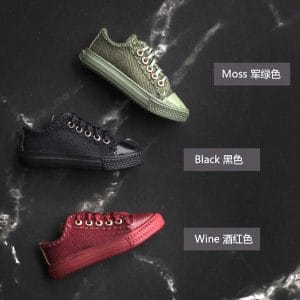 SK Canvas Sneakers (Wine) Fits Lati Yellow/Blythe/Azone/Obitsu 21-27/Momoko