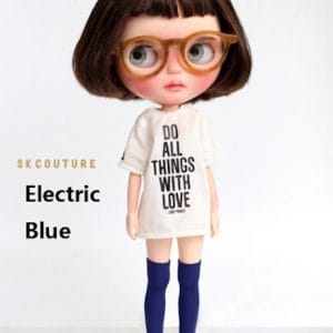 SK Long Boots (Electric Blue) Fits Blythe/Pullip/Etc