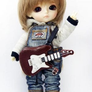 Guitar Bag (Brown) Lati-Yellow/Blythe/Pullip/Azone