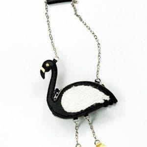 Flamingo Bag (Black) Lati-Yellow/Blythe/Pullip/Azone