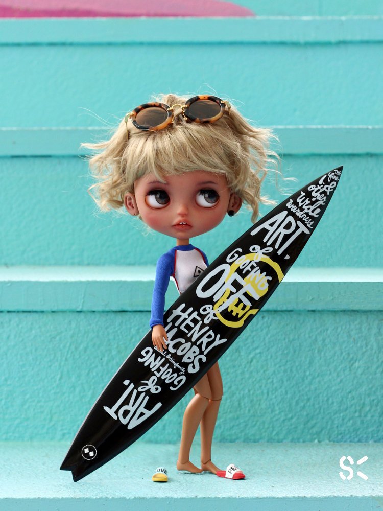 SK Surfboard Black FOR LATI YELLOW – Doll Peddlar