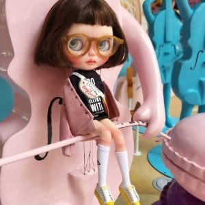 SK Canvas Sneakers (Sp Ed/Yellow) Fits Lati Yellow/Blythe/Azone/Obitsu 21-27/Momoko