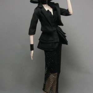 Dark Gothic Couture Outfit Fits 12″ FR/Barbie/Etc