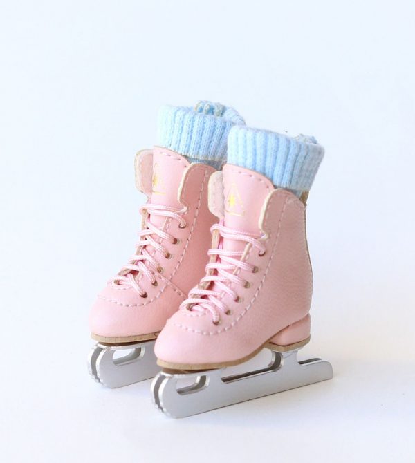 SK Ice Skates (Light Pink) Fits Lati-Yellow/Blythe/Pullip/1/8 BJ