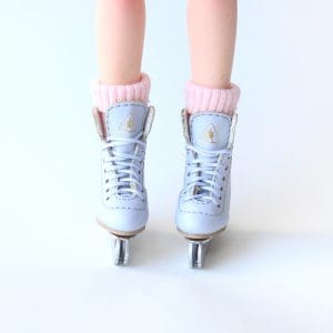 SK Ice Skates (Blue Violet) Fits Lati-Yellow/Blythe/Pullip/1/8 B