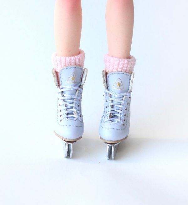 SK Ice Skates (Blue Violet) Fits Lati-Yellow/Blythe/Pullip/1/8 B