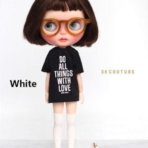 SK Long Boots (White) Fits Blythe/Pullip/Etc