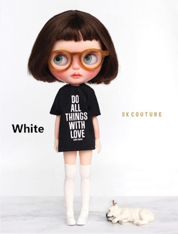 SK Long Boots (White) Fits Blythe/Pullip/Etc