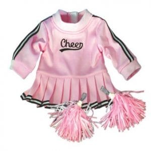 Pink Cheerleading Outfit 15″ (Bitty Baby/Etc)