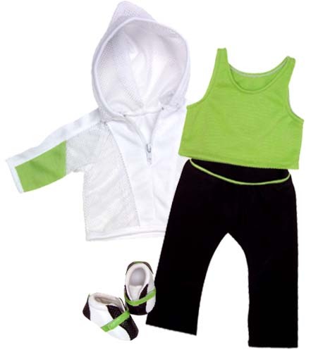 Yoga Outfit Fits 18″ American Girl – Doll Peddlar