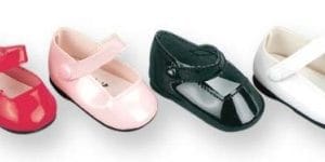 Mary Jane Shoes (Black) 18″