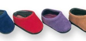 Suede Clogs (Navy) 18″