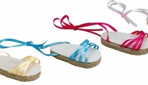Espadrille Sandals (Pink) 18″
