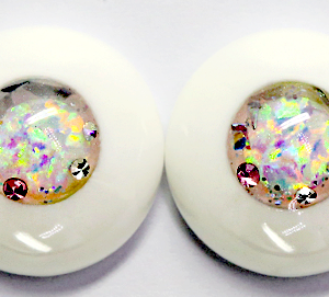 Oscar Doll Crystal Eye Synthetic Opal 1 (14mm)