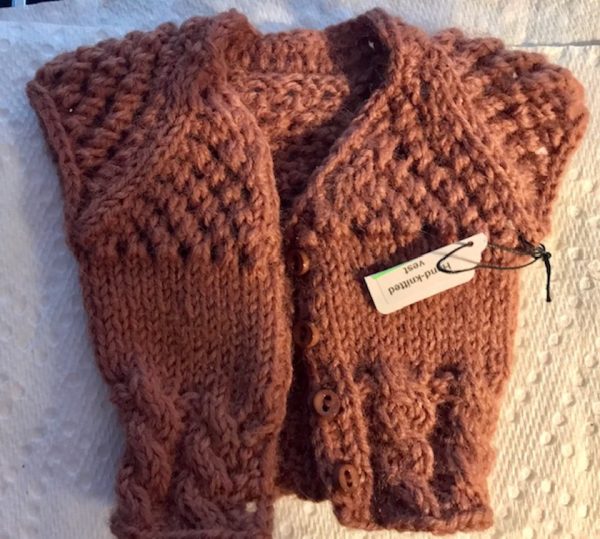Handknit Cinnamon Sweater (Fits SD)