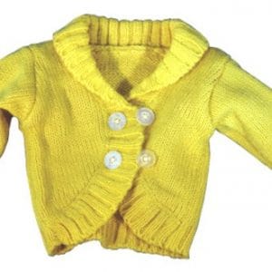 Lime Cardigan Sweater 18″