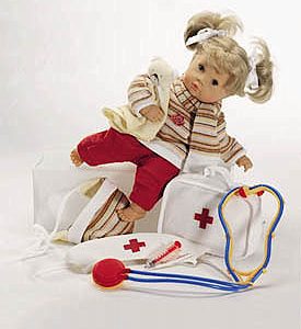 Kinderland Baby Sarah Visits the Doctor Set