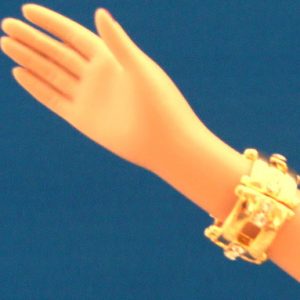 2006 LFDF Gold Bracelet w/Rhinestones (Fits 16″)