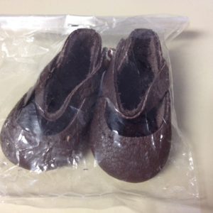 Mary Jane Leather Shoes (Dark Brown) 37N