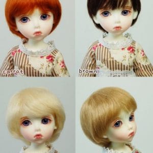 Short Cut Mohair Wig (Carrot) Size 6-7