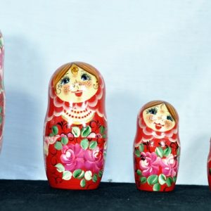 Matryoshaka doll from Russia, signed by artist (Nesting doll)