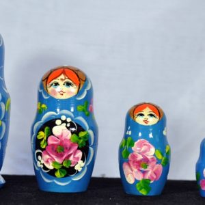 Matryoshaka doll from Russia, signed by artist (Nesting doll)