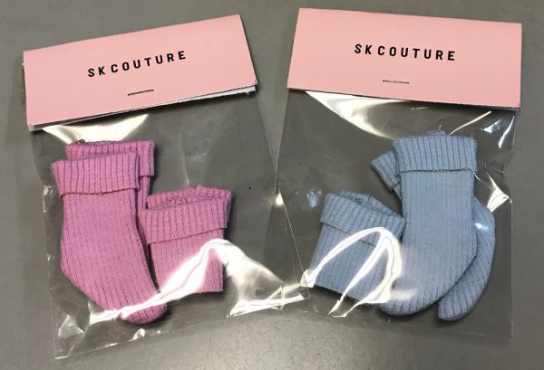 Roller Skate Sock Set (Violet) Boneka, 10", Patsy, yosd, 1/6 bjd