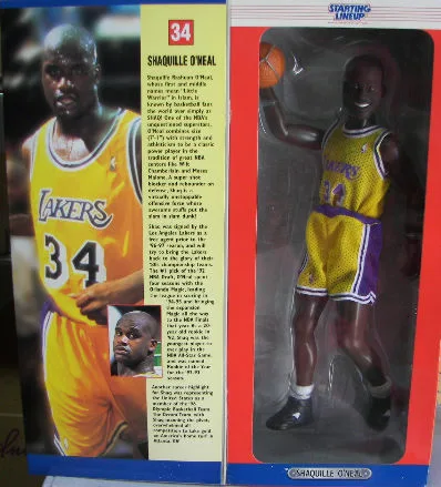 【週末値下げ】NBA スターティングラインナップ 1997 フィギュアセット5点 Starting Lineup 1997 NBA Classic Doubles Shaq and Kareem Abdul