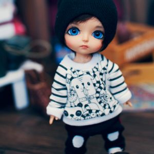 TTYA Puppy MTM Shirt (White) Lati Yellow