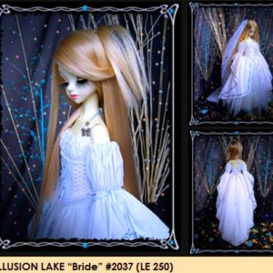 Violet Fern Illusion Lake Bride Outfit (60cm SD Size)