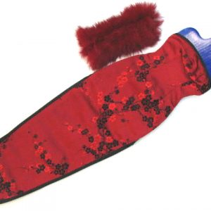 Volks Red Cheongsam w/Wrap (SD Size) CLOSEOUT SALE/NO RETURNS
