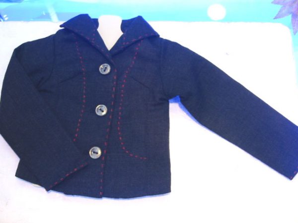 Volks Black Jacket with Red Stitching (SD Size) CLOSEOUT SALE/NO RETURNS