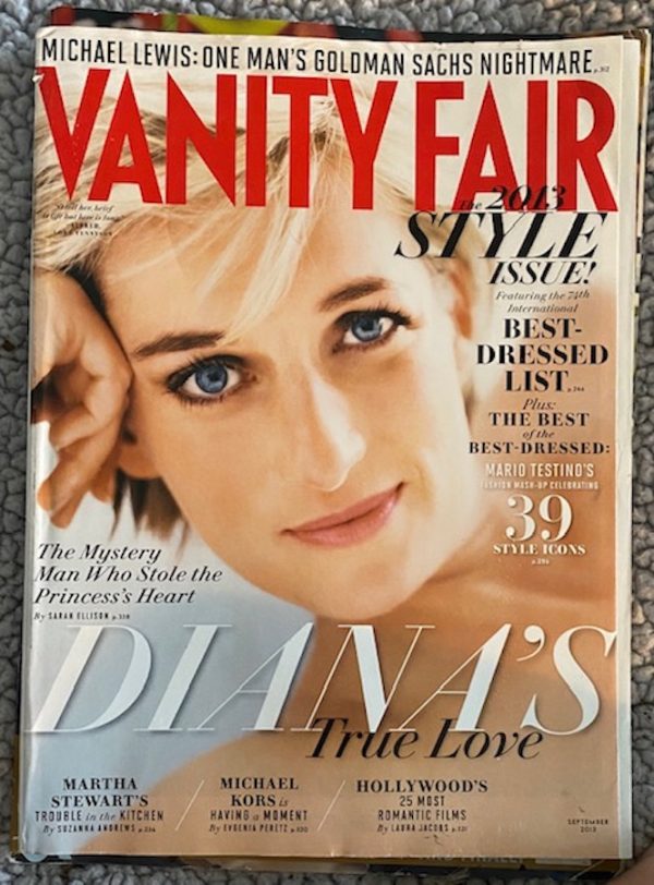 Vanity Fair - Sept 2013 "Diana's True Love"