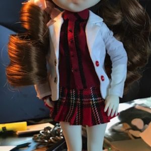 Ppinky “Varsity” Outfit w/Doll Heart Sneakers