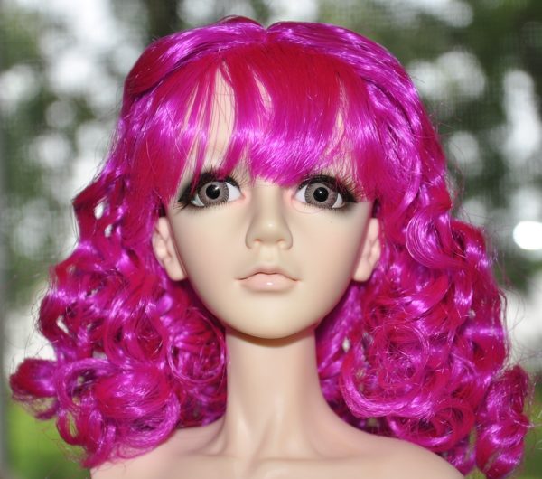 Val Zeitler Attic Treasures Purple Wig with Bangs W-16