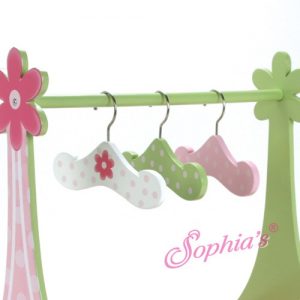 Wooden Hangers Set of 3 (For 18″ American Girl Dolls)