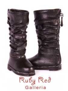 WH0014A In Motion Girl Lia Black Fashion Boots (Also Fits Yo-SD)