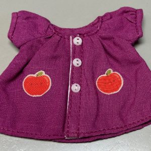 Ylang Garden Autumn Harvest Top (Orchid/Apple) Fits 1/8 Doll