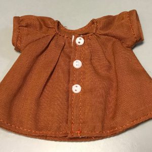 Ylang Garden Autumn Harvest Top (Rust Brown/Blank) Fits 1/8 Doll