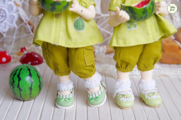 Ylang Garden Rustic Pants (Olive Green) Fits 1/8 Dolls