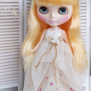 Ylang Garden Lace Dress (Cream) Fits Blythe/Momoko/Etc