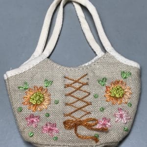 Ylang Garden Vintage Embroidered Bag (Large) #1