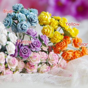 Ylang Garden Flower Crown Headband (Purple) 1/8