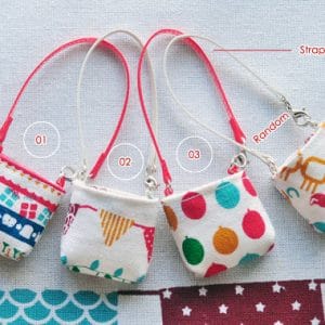 Ylang Garden Fabric Tote Bag White Strap (02 Pattern) 1/8