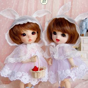 Ylang Garden Rosy Bunny Dress (Purple) 1/8