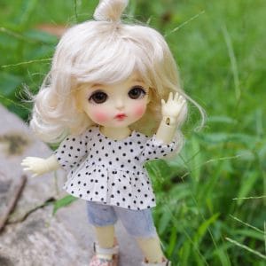 Ylang Garden Yummy Summer Babydoll Top (Polkadot) 1/8