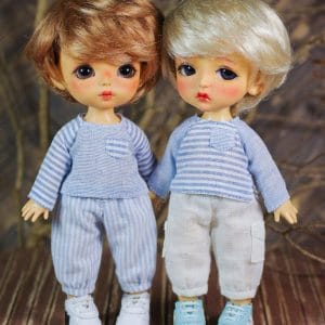 Ylang Garden Rustic Pants (Blue/White) 1/8